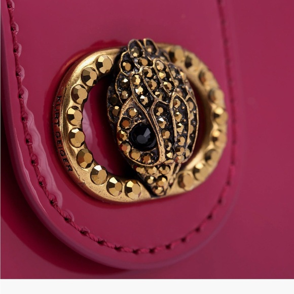 New Kurt Geiger London leather Pink crossbody Women's Bag PINK new with tag - Picture 9 of 9